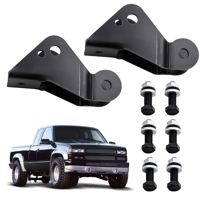Tuningsworld 3   - 5    Shock Extenders for Chevy Silverado C1500, for GMC Sierra C1500 2WD 1988-1998, Rear Shocks Drop Lowering Extension Brackets - Image 2